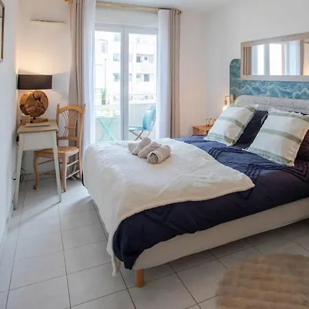 Modern 2-bedroom Sea View, Air Conditioning, Balcony * 尼斯