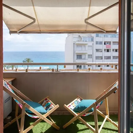 Modern 2-bedroom Sea View, Air Conditioning, Balcony 尼斯