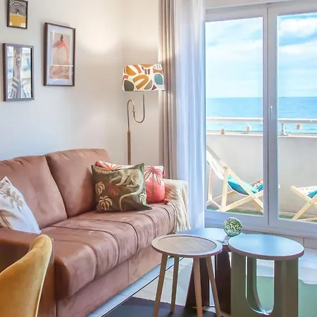 Modern 2-bedroom Sea View, Air Conditioning, Balcony 尼斯